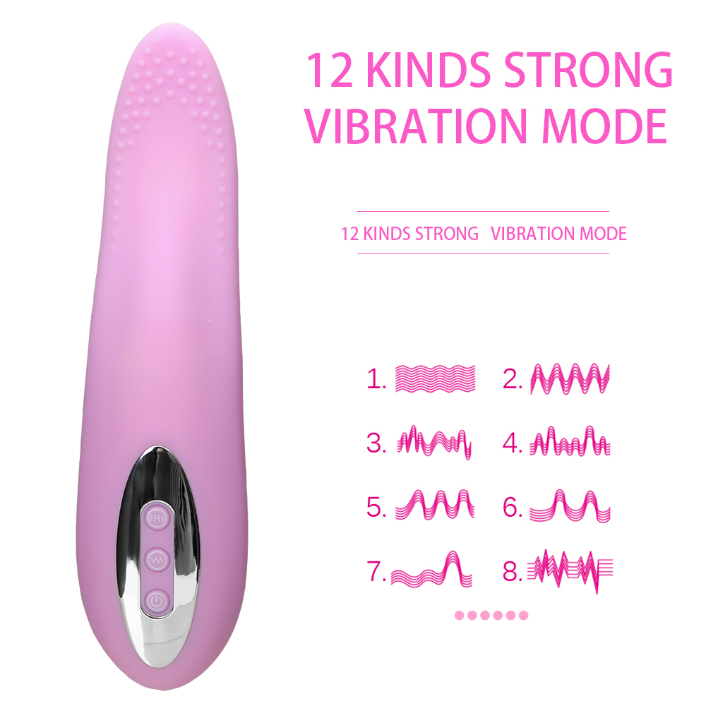 IKOKY Dildo Clitoris Stimulator Female Masturbation Oral Sex 12 Speed Tongue Vibrator G-spot Vagina Licking Sex Toys For Woman Y191220