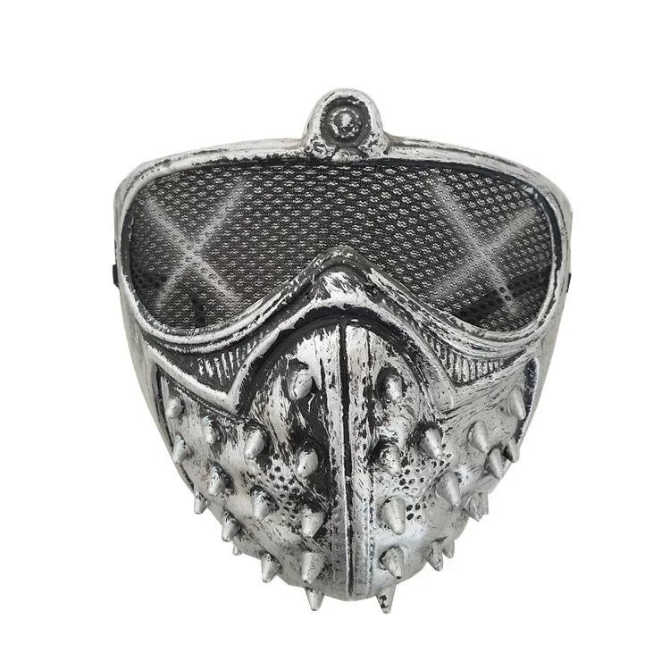 New Halloween Punk rivet mask demon COS game around watch dog 2 watchdog mask rivet death
New Halloween Punk rivet mask demon COS game around watch dog 2 watchdog mask rivet death