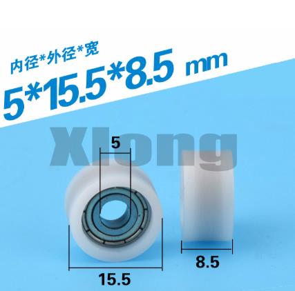 10pcs 5 * 15.5 * 8.5mm rubber-covered f flat-type embedded bearing pulley small wheels
10pcs 5 * 15.5 * 8.5mm rubber-covered f flat-type embedded bearing pulley small wheels