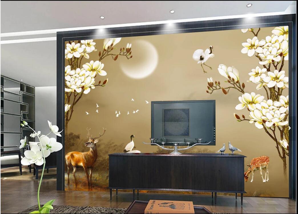 3d wallpaper custom photo mural HD Magnolia White Crane Elk Beautiful Artwork Flower and Bird Background Wall home decor wall art pictures, Non-woven fabric
3d wallpaper custom photo mural HD Magnolia White Crane Elk Beautiful Artwork Flower and Bird Background Wall home decor wall art pictures, Non-woven fabric