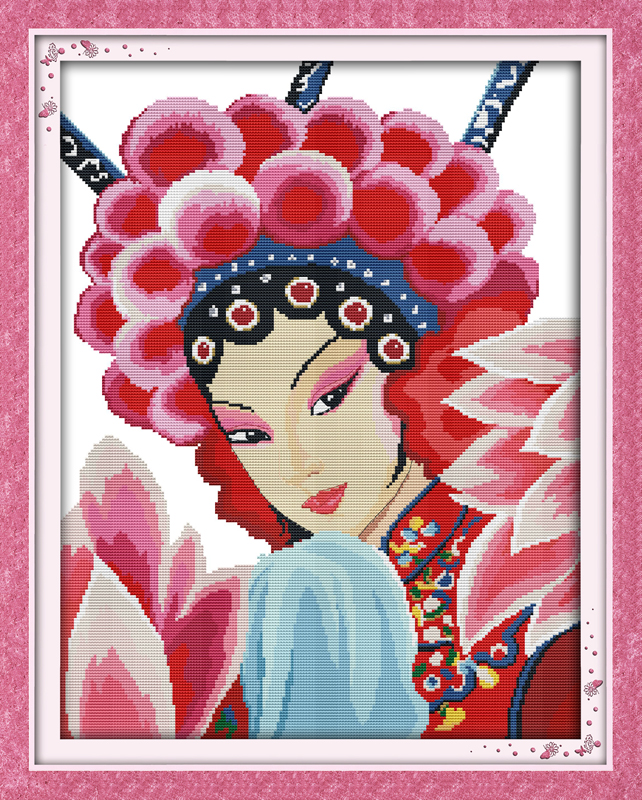 Mu Guiying Chinese girl home decor painting ,Handmade Cross Stitch Embroidery Needlework sets counted print on canvas DMC 14CT /11CT
Mu Guiying Chinese girl home decor painting ,Handmade Cross Stitch Embroidery Needlework sets counted print on canvas DMC 14CT /11CT