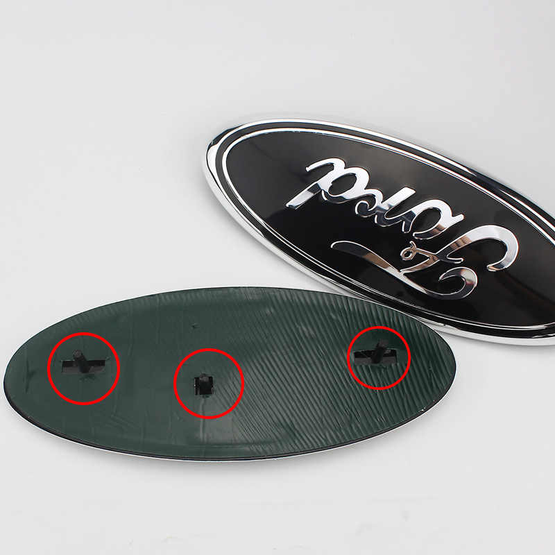 2025 new FIT For 9 Inch Front Hood Bonnet Emblem Badge and Rear Trunk Sticker F150 F250 Explorer auto 1489665 Free shipping