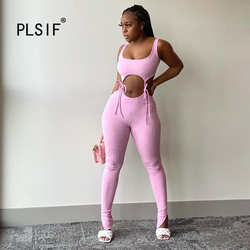 Hot sexy hollow out design lady jumpsuits summer wear sexy vest catsuits full length skinny overall, Black
Hot sexy hollow out design lady jumpsuits summer wear sexy vest catsuits full length skinny overall, Black