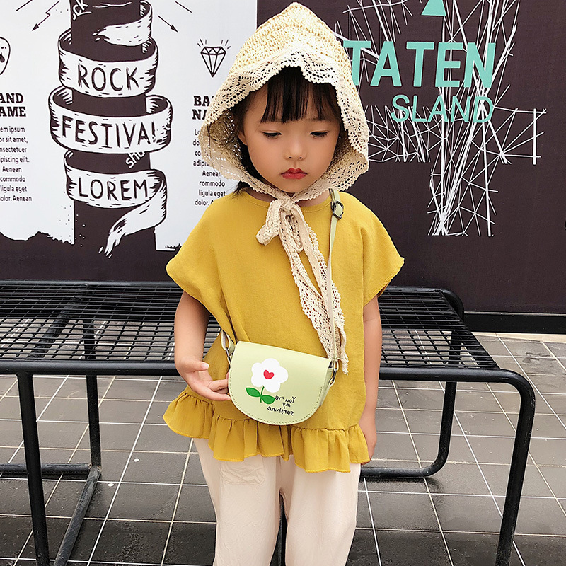 11 Styles Baby Coin Purse Cartoon Fashion Kids Mini Diagonal Bag Cute Dinosaur Rabbit Watermelon Print Children's Decorative Pouch Bags M598