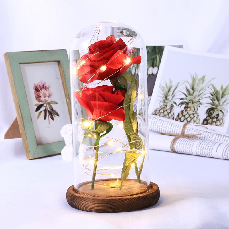 New Two Roses Artificial Flowers LED String Light Romantic Table Lamp Home Decoration Valentine's Day Gift, Beige
New Two Roses Artificial Flowers LED String Light Romantic Table Lamp Home Decoration Valentine's Day Gift, Beige