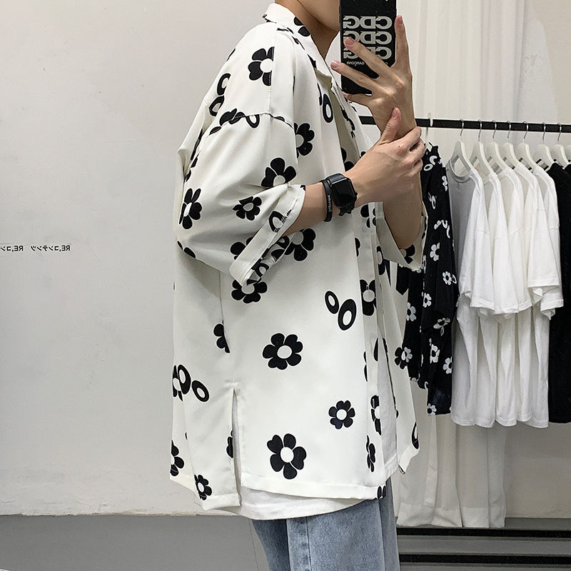 2020 Spring And Summer New Youth Popular Men's Loose Large Size Printed 3/4 Sleeve Shirt Fashion Casual Shirt Jacket -5XL, Black
2020 Spring And Summer New Youth Popular Men's Loose Large Size Printed 3/4 Sleeve Shirt Fashion Casual Shirt Jacket -5XL, Black