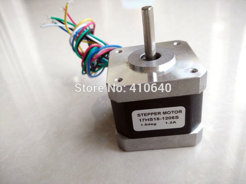 nice quality stepper motor 17hs15-1206s l 39 mm nema17 with 1.8 deg 1.2 a 26 n.cm and unipolar 6 lead wire
nice quality stepper motor 17hs15-1206s l 39 mm nema17 with 1.8 deg 1.2 a 26 n.cm and unipolar 6 lead wire