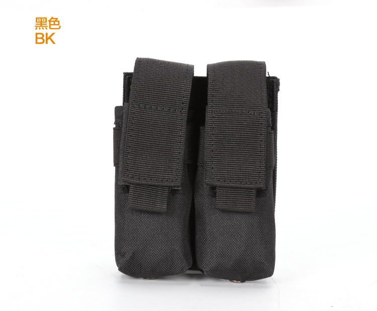 Tactical Molle Double Pistol Magazine Pouch Nylon Flashlight Holder Multifunction Waist Mag Pouch Holster, Black
Tactical Molle Double Pistol Magazine Pouch Nylon Flashlight Holder Multifunction Waist Mag Pouch Holster, Black