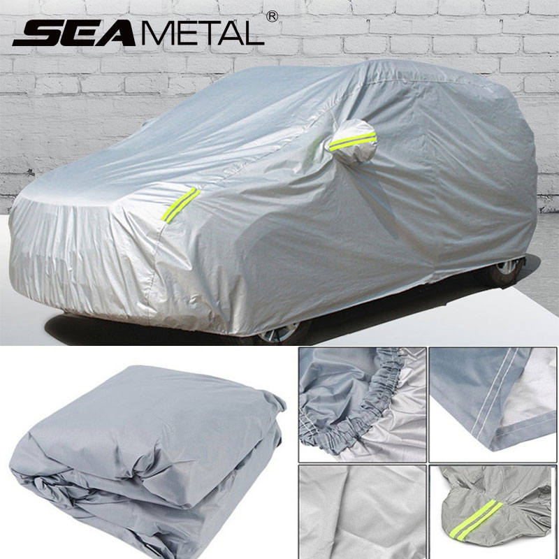 External Car Covers Waterproof Auto Full Cover Umbralla with Reflective Strip Outdoor Car Sun Protector Universal for Sedan SUV
External Car Covers Waterproof Auto Full Cover Umbralla with Reflective Strip Outdoor Car Sun Protector Universal for Sedan SUV