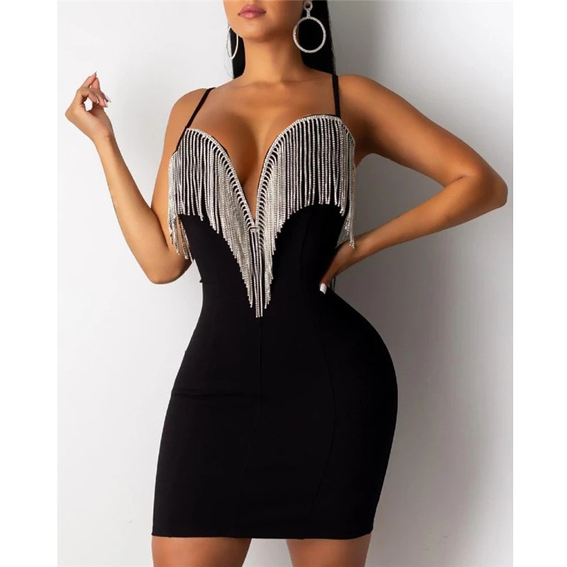 Women Deep V-Neck Tassel Jumpsuit Romper Bodycon Playsuit Clubwear Long Party Pant
Women Deep V-Neck Tassel Jumpsuit Romper Bodycon Playsuit Clubwear Long Party Pant