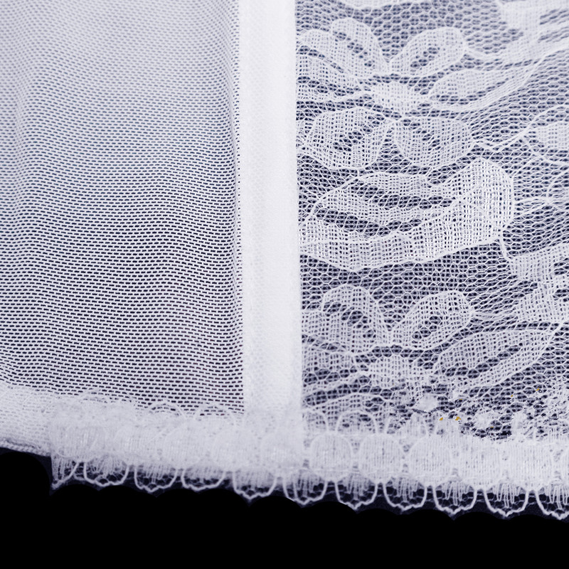 Women White Bridal Corset Bustier Sexy Push-up Underwire Padded Bra Lace and Mesh Underwear Lingerie Corselet Femme Bodyshaper