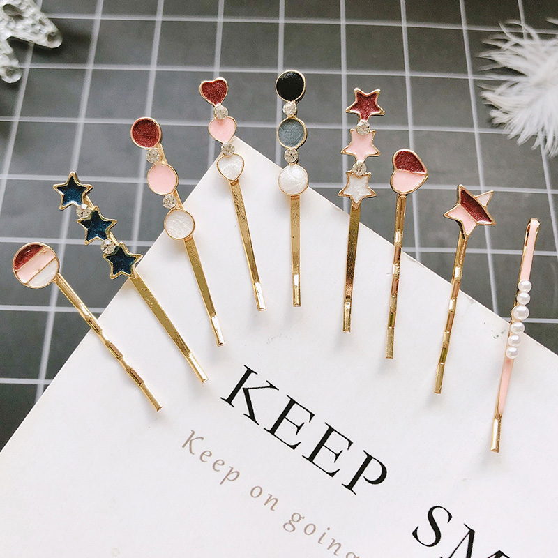 3PCS/Set Ins New Women Girls Sweet Star Heart Circle Pearls Barrettes Cute Hair Clips Headband Hairpins Fashion Hair Accessories
3PCS/Set Ins New Women Girls Sweet Star Heart Circle Pearls Barrettes Cute Hair Clips Headband Hairpins Fashion Hair Accessories