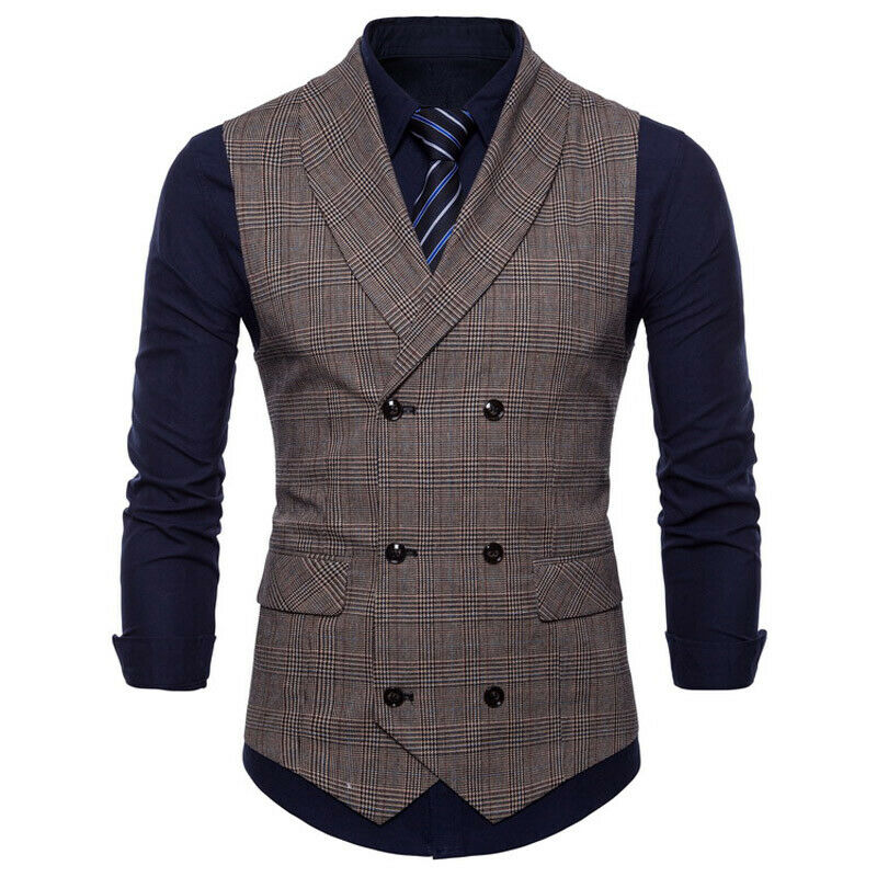 Fashion New Size -3XL Men Formal Casual Business Jackets Fit Waistcoat Vest Suit Plaid Coat Tops, Brown
Fashion New Size -3XL Men Formal Casual Business Jackets Fit Waistcoat Vest Suit Plaid Coat Tops, Brown
