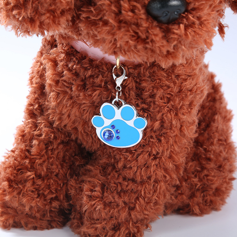 Keyring Key Chain Dog Bone Dog Paw Design Keychain Pendant Ring Holder New Fashion Pet Collars Charms Accessories for Dog Lovers Gifts