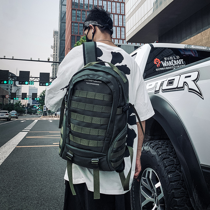 Outdoor Sport Bag Camping Hiking Rucksack Men Women Climbing Trekking Travel Bag Molle Tactical Backpack Daypack, Black 
Outdoor Sport Bag Camping Hiking Rucksack Men Women Climbing Trekking Travel Bag Molle Tactical Backpack Daypack, Black