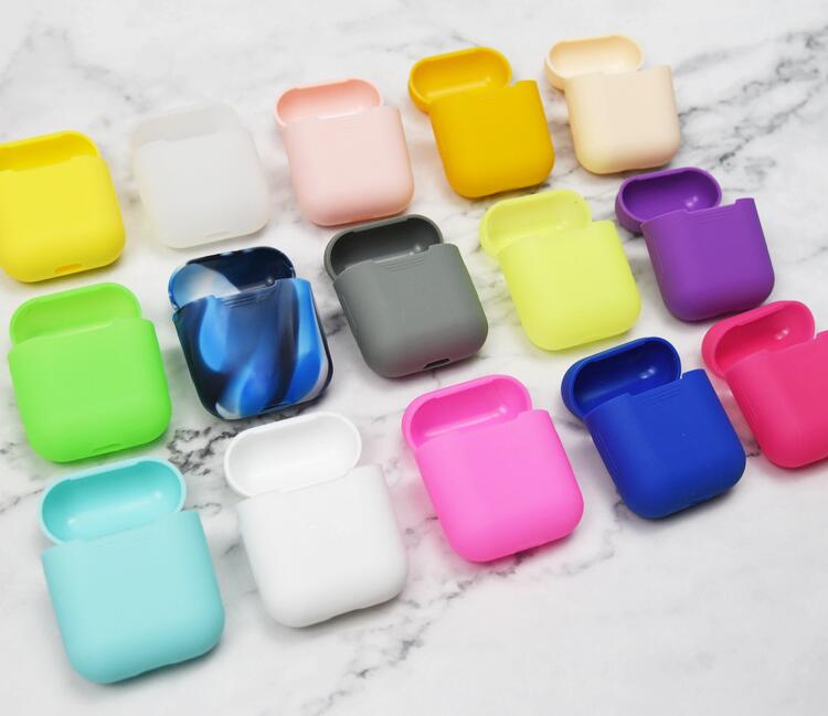 Silicone Bluetooth Wireless Earphone Case For AirPods Protective Cover Skin Accessories for Apple Airpods Charging Box
Silicone Bluetooth Wireless Earphone Case For AirPods Protective Cover Skin Accessories for Apple Airpods Charging Box