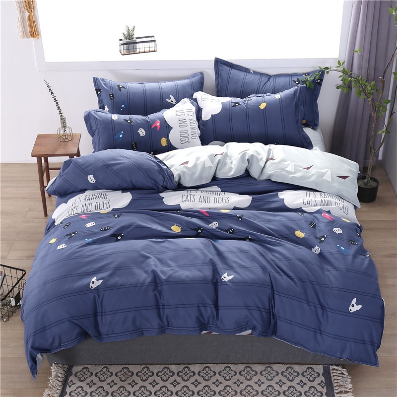 Dogs Print Duvet/Blanket Cover Set Flat Sheet Pillow Cases 3/4Pcs Bedding set, Xp19859
Dogs Print Duvet/Blanket Cover Set Flat Sheet Pillow Cases 3/4Pcs Bedding set, Xp19859