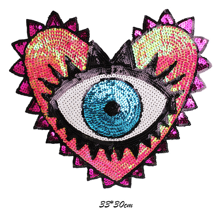 paillette sequins embroidered eye patch clothing accessory sew on appliques DIY apparel accessory
paillette sequins embroidered eye patch clothing accessory sew on appliques DIY apparel accessory