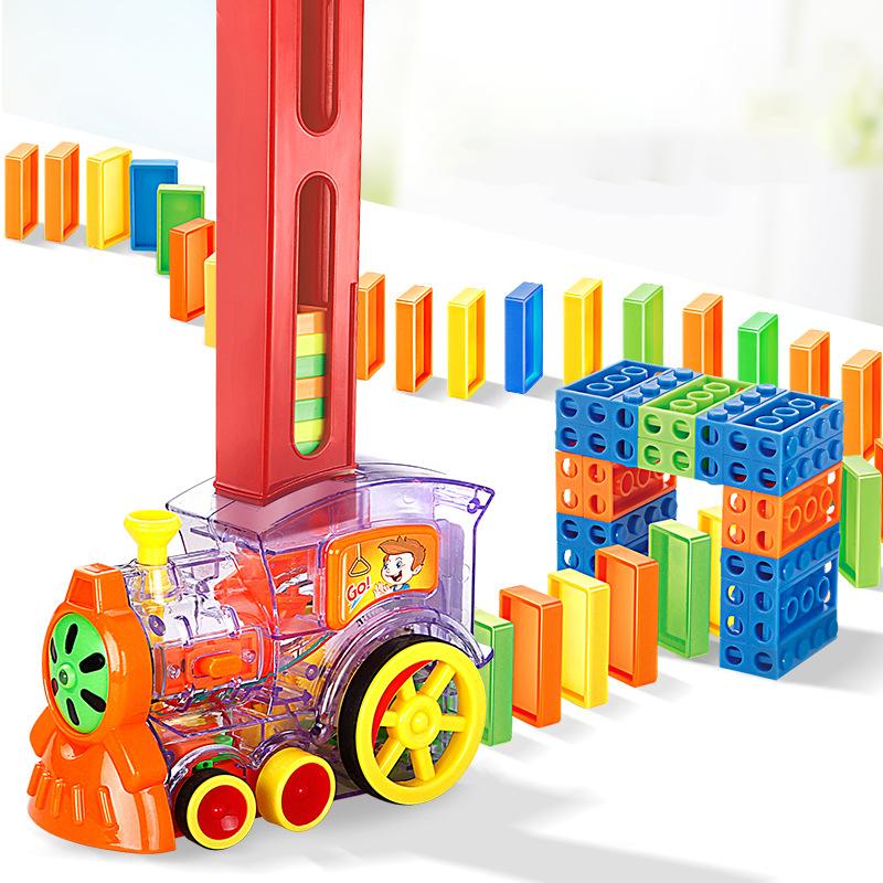 EMT QT6 Party Domino Automatic Put-in Trains, with Lights& Sound, Science Educational Toy, Parent-child Interactive, Christmas Kid Birthday Gift, 2-1
EMT QT6 Party Domino Automatic Put-in Trains, with Lights& Sound, Science Educational Toy, Parent-child Interactive, Christmas Kid Birthday Gift, 2-1