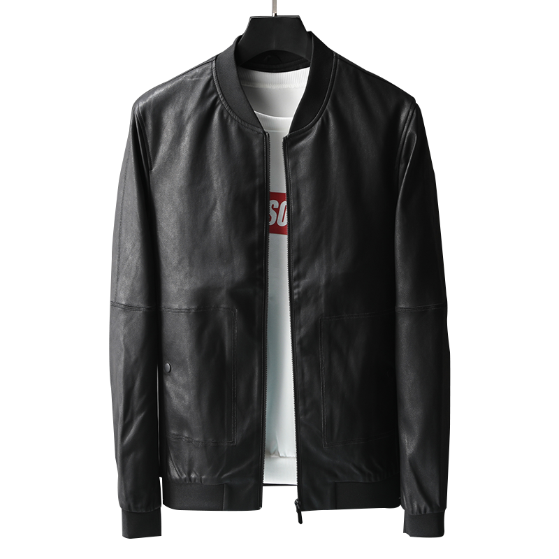 New Fashion Motorcycle Leather Jackets Men Leather Coat Casual Slim Coats With Zipper Man Outerwear Stand Collar Jackets Jaqueta, Black
New Fashion Motorcycle Leather Jackets Men Leather Coat Casual Slim Coats With Zipper Man Outerwear Stand Collar Jackets Jaqueta, Black
