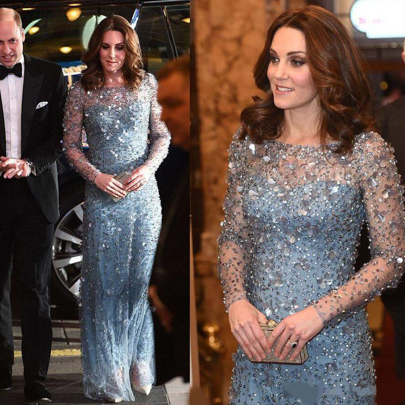 KATE MIDDLETON Same Style Crystal Long Evening Dress Light Blue Jewel Sheer Neck Long Sleeve Prom Gowns Floor Length Formal Occasion Dresses, Dark green
KATE MIDDLETON Same Style Crystal Long Evening Dress Light Blue Jewel Sheer Neck Long Sleeve Prom Gowns Floor Length Formal Occasion Dresses, Dark green