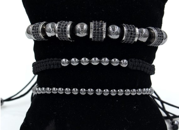 4mm 3PCS/Lot ig5 gold silver Copper cz zircon cubic zirconia elastic ball bead crown Punk Macrame Charm Bracelet Bangles
4mm 3PCS/Lot ig5 gold silver Copper cz zircon cubic zirconia elastic ball bead crown Punk Macrame Charm Bracelet Bangles