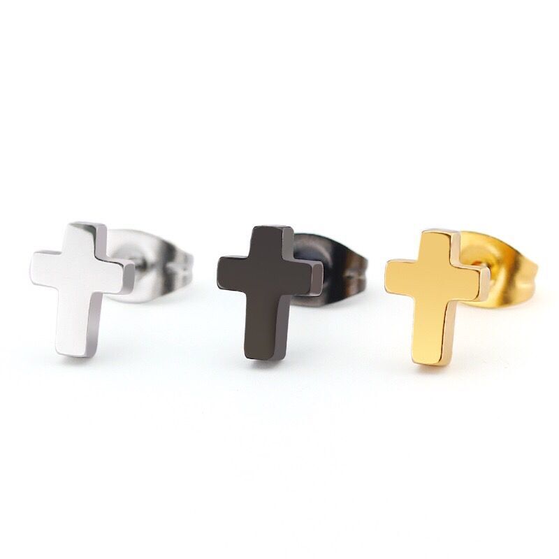 Wholesale (TE-0095) Fashion Titanium Steel Small Cross Stud Earrings For Men Women Punk Jewelry
Wholesale (TE-0095) Fashion Titanium Steel Small Cross Stud Earrings For Men Women Punk Jewelry