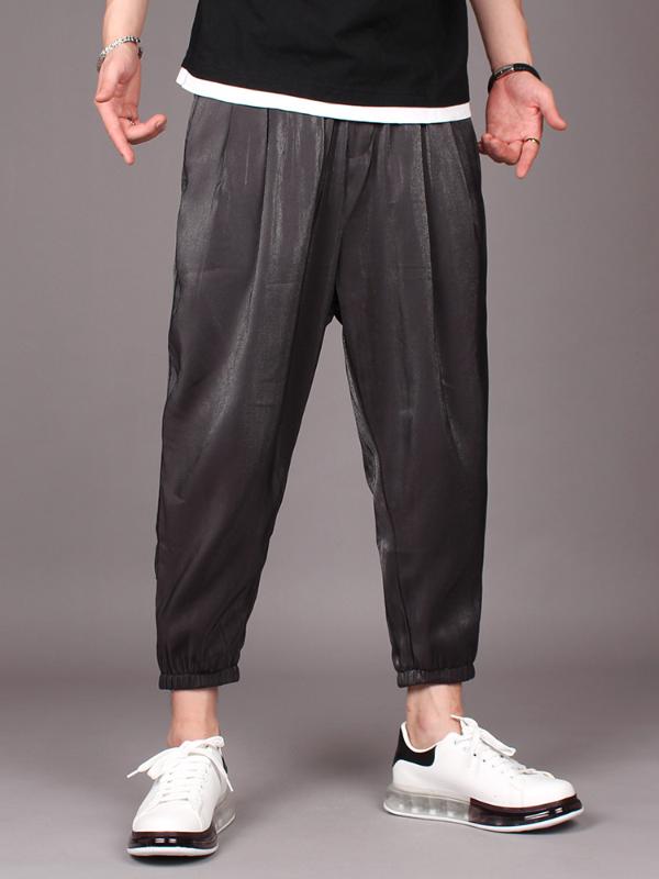 3XL!Original tide brand loose feet harem pants men's hair stylist beam feet casual pants summer trend Tencel nine, Black
3XL!Original tide brand loose feet harem pants men's hair stylist beam feet casual pants summer trend Tencel nine, Black