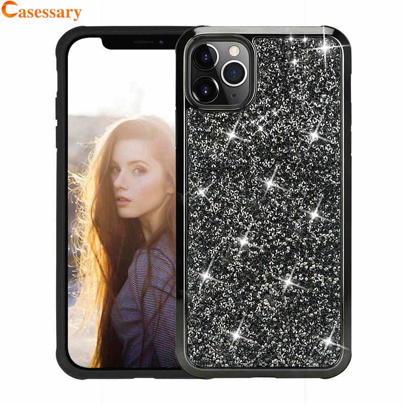 Hybrid 2 in 1 Diamond Rhinestone Bling Glitter Phone Case For iPhone 11 Pro MAX XR XS 8 7 6 Samsung S20 Ultra, Mix colors / remark
Hybrid 2 in 1 Diamond Rhinestone Bling Glitter Phone Case For iPhone 11 Pro MAX XR XS 8 7 6 Samsung S20 Ultra, Mix colors / remark