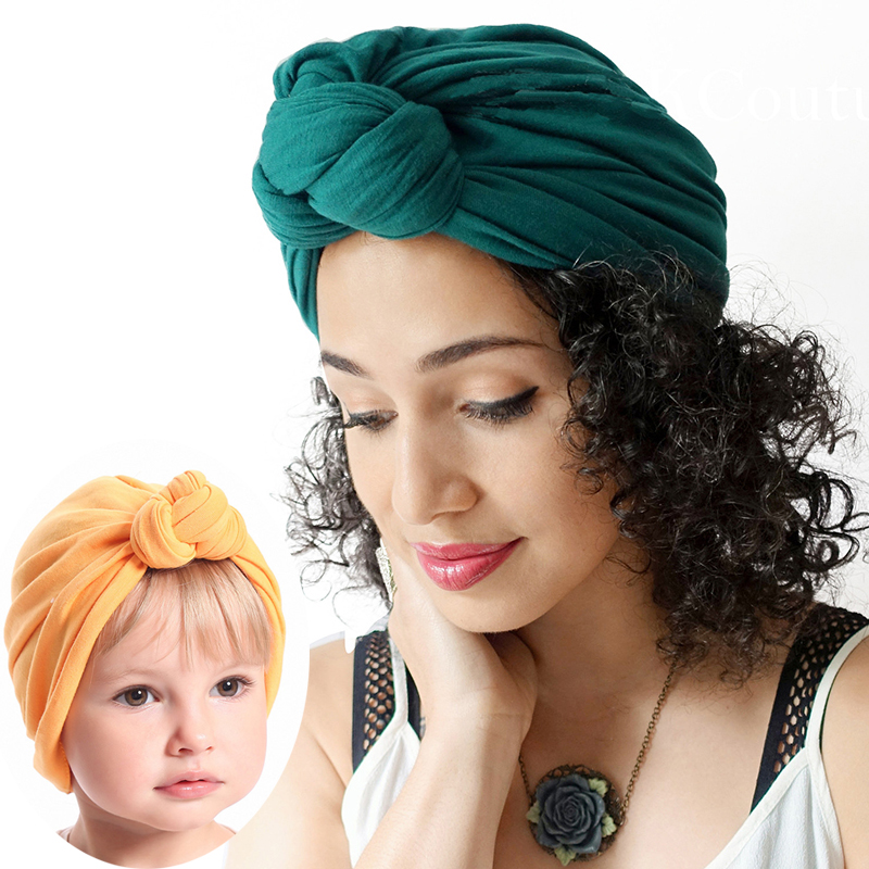 Mom Baby Hat Solid Color Twist Knot Turban Hat Parent-child Suit Beanie Women Cotton Cap, Dark gray baby
Mom Baby Hat Solid Color Twist Knot Turban Hat Parent-child Suit Beanie Women Cotton Cap, Dark gray baby