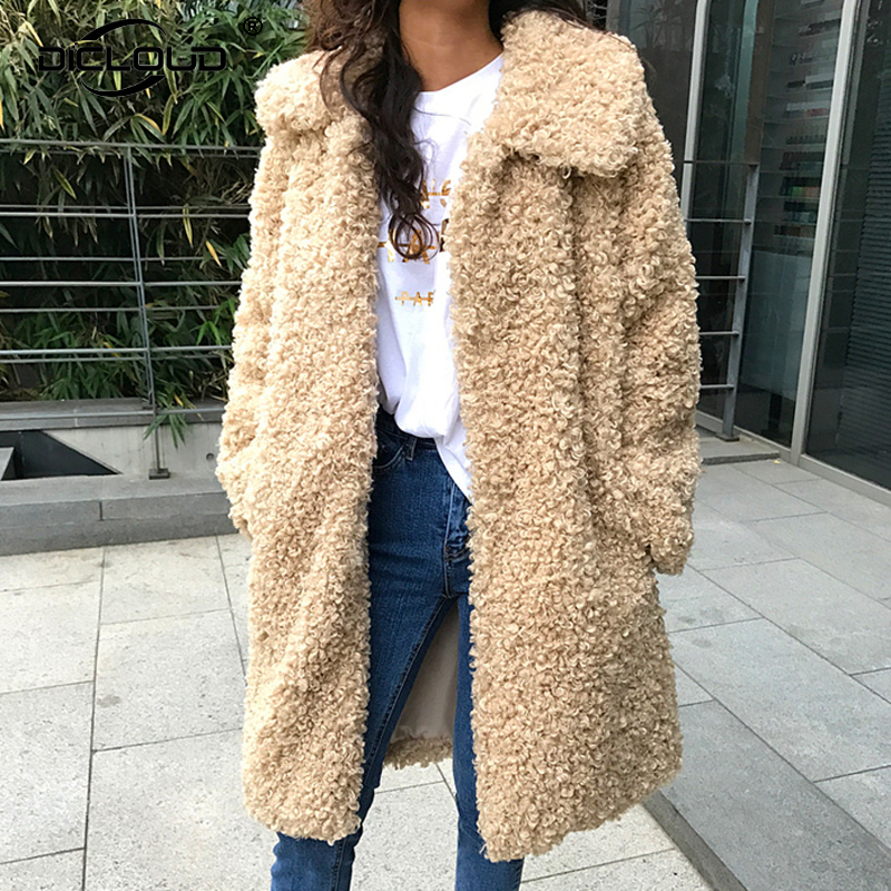 Hot Long Lamb Faux Fur Coats Women Fluffy Curly Hairy Wool Fur Coat Thicken Warm Winter Fake Jackets Coats Padded Outerwear, White fur coat
Hot Long Lamb Faux Fur Coats Women Fluffy Curly Hairy Wool Fur Coat Thicken Warm Winter Fake Jackets Coats Padded Outerwear, White fur coat