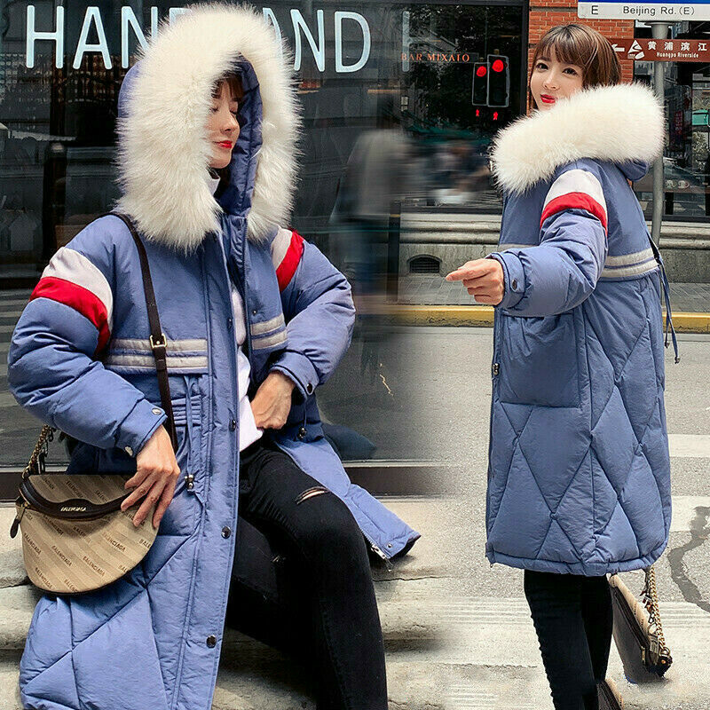 Wholesale women's long section winter new cotton suit students over the knee bread coat jacket size S-XXXL, Blue
Wholesale women's long section winter new cotton suit students over the knee bread coat jacket size S-XXXL, Blue