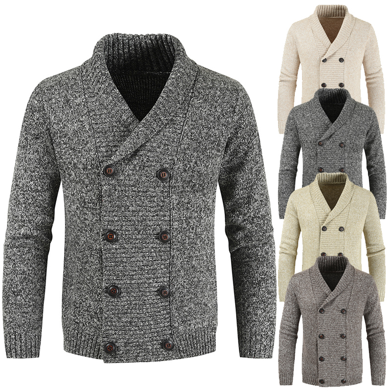 New Arrival Autumn Winter 2019 Men's Sweater Casual Youth Double-breasted Cardigan Knitwear, Creamy-white
New Arrival Autumn Winter 2019 Men's Sweater Casual Youth Double-breasted Cardigan Knitwear, Creamy-white