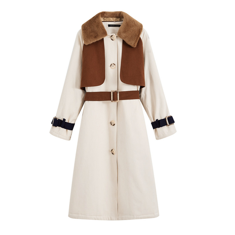 High Quality New Women ThicK Trench Coat Long Sleeve Turn Down Collar Patchwork Female Fashion Long Trench Outerwear Coat, Multi
High Quality New Women ThicK Trench Coat Long Sleeve Turn Down Collar Patchwork Female Fashion Long Trench Outerwear Coat, Multi