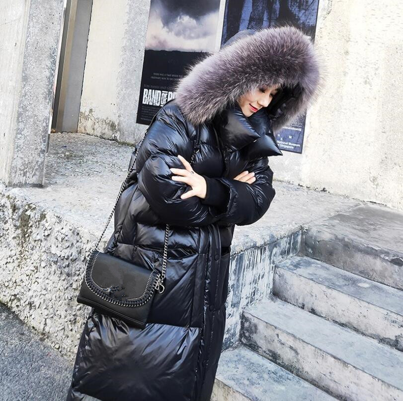 Women' Down Jacket coat 2019 Winter Women long Real Raccoon Fur Collar black Warm White duck down Outerwear Parka Mujer p1359, Beige
Women' Down Jacket coat 2019 Winter Women long Real Raccoon Fur Collar black Warm White duck down Outerwear Parka Mujer p1359, Beige