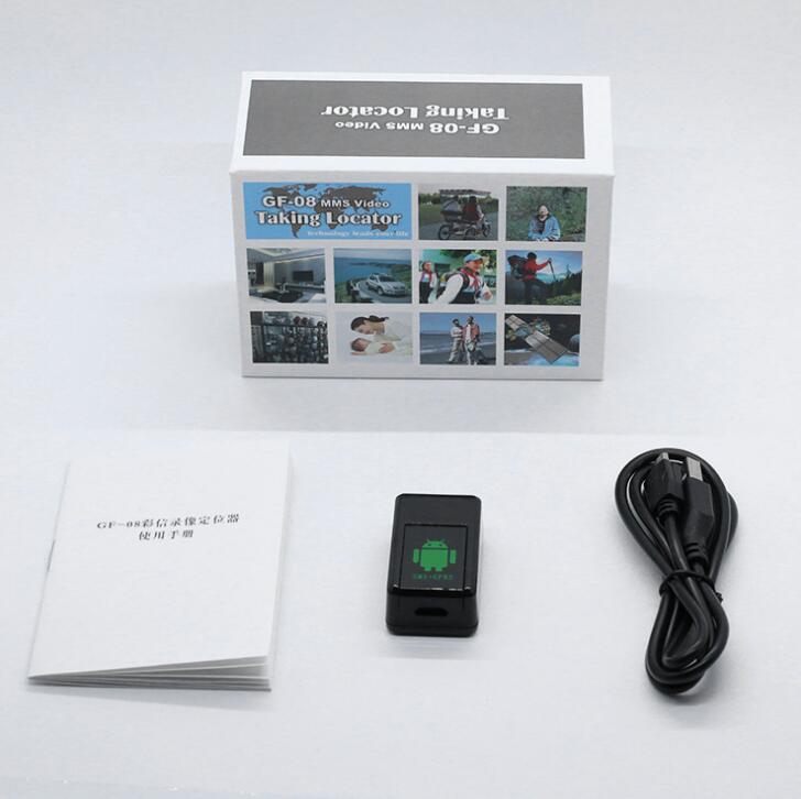 GF-08 Anti-Lost Alarm Mini Realtime GSM/GPRS Tracker KID/Car/Dog System Tracker Device Magnetic Locator Positioning Telemonitoring Listen