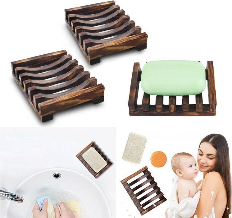 Natural Wooden Bamboo Soap Dish Tray Holder Storage Soap Rack Plate Box Container for Bath Shower Plate Bathroom YD0357, As picture
Natural Wooden Bamboo Soap Dish Tray Holder Storage Soap Rack Plate Box Container for Bath Shower Plate Bathroom YD0357, As picture