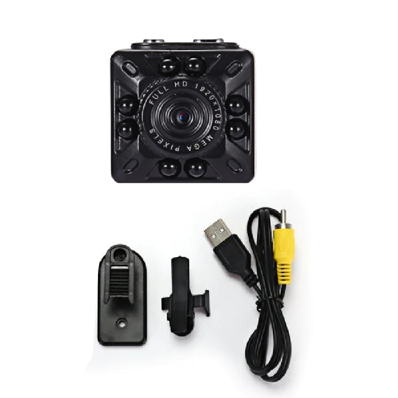 1pc voiture mini voiture 1080p HD DVd noir