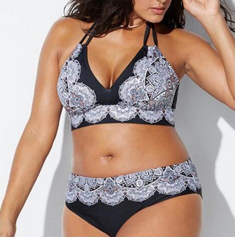 Plus size plus fat lace flower printing thickening bra back lace retro bikini beachwear bikini
Plus size plus fat lace flower printing thickening bra back lace retro bikini beachwear bikini