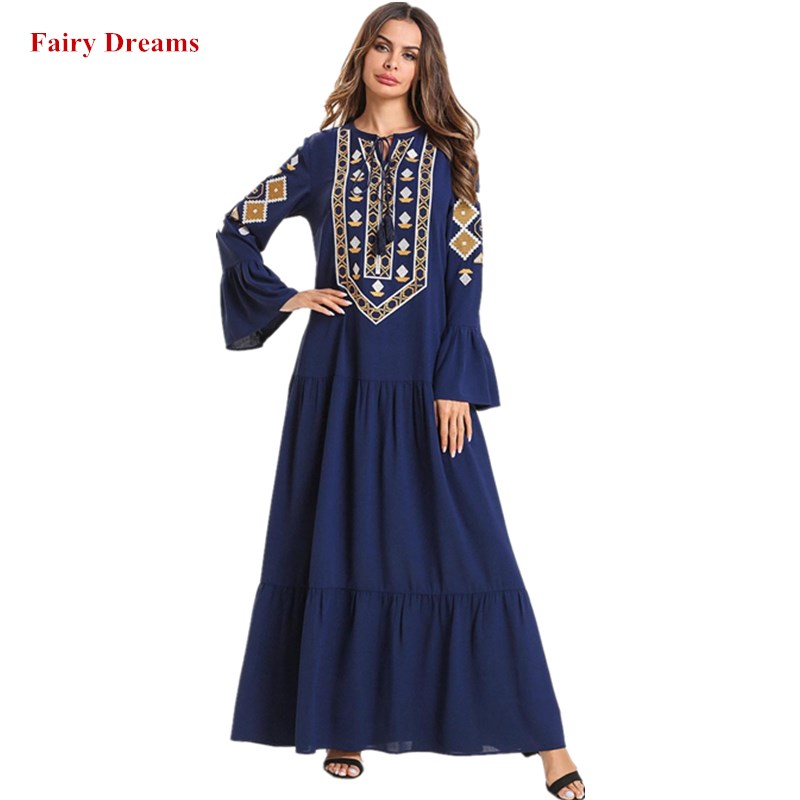 Muslim Blue Dress Abaya Women Embroidery Dresses Bangladesh Islam Kaftan Arab Dubai Islamic Clothing Plus Size Fashion Robe
Muslim Blue Dress Abaya Women Embroidery Dresses Bangladesh Islam Kaftan Arab Dubai Islamic Clothing Plus Size Fashion Robe