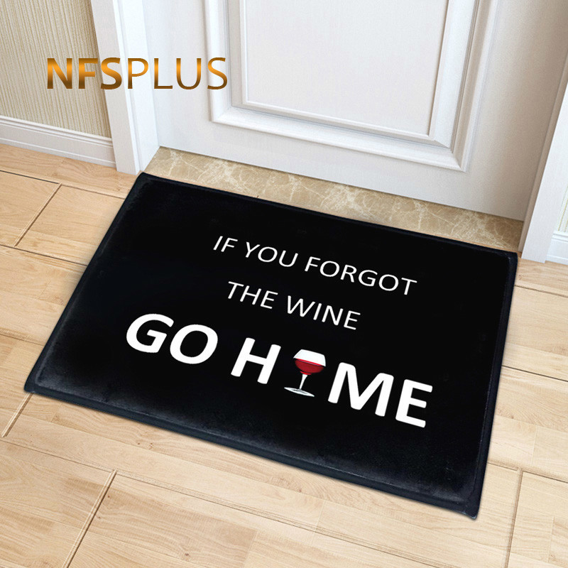 Home Decorative Front Door Mat If You Forgot The Wine Go Home Printed Flannel Anti-Slip Floor Mat Carpet Entrance Doormat Rug
Home Decorative Front Door Mat If You Forgot The Wine Go Home Printed Flannel Anti-Slip Floor Mat Carpet Entrance Doormat Rug