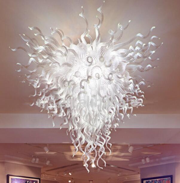 China Supplier Hand Blown Lamps Chandeliers Lights Modern Art Decoration LED Flush Mount Ceiling Lighting on Sale