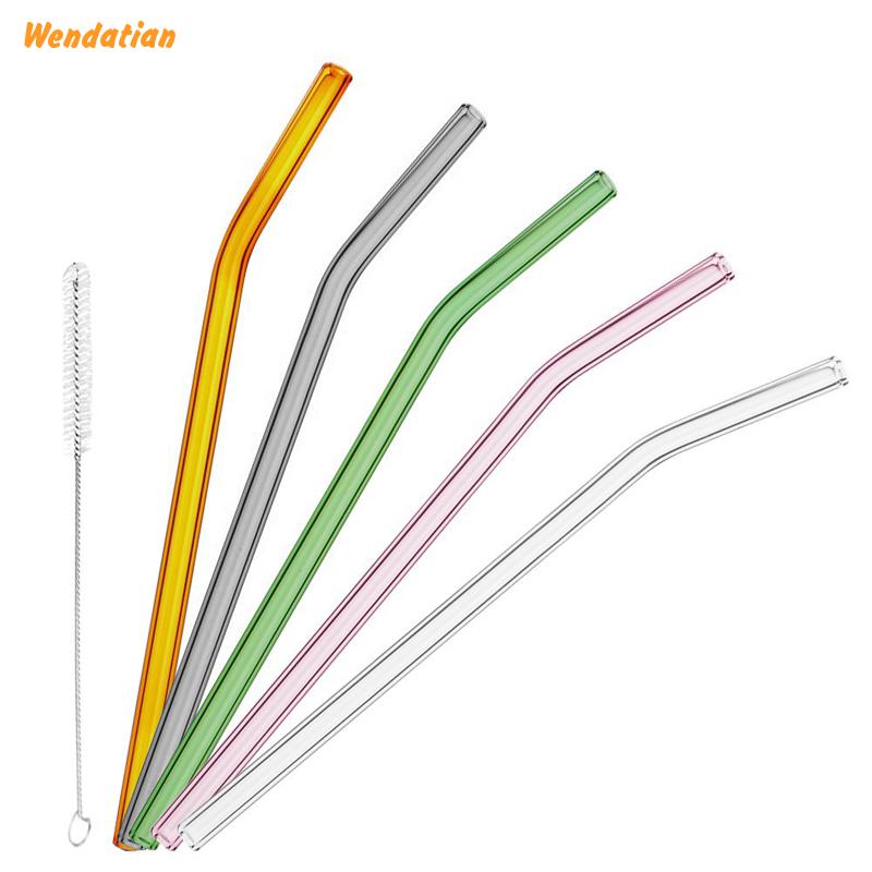 Kitchen Dining Barware Bar Accessories Resistant Heat Color Borosilicate Glass Transparent Juice Drink Straws 5pcs/lot
Kitchen Dining Barware Bar Accessories Resistant Heat Color Borosilicate Glass Transparent Juice Drink Straws 5pcs/lot