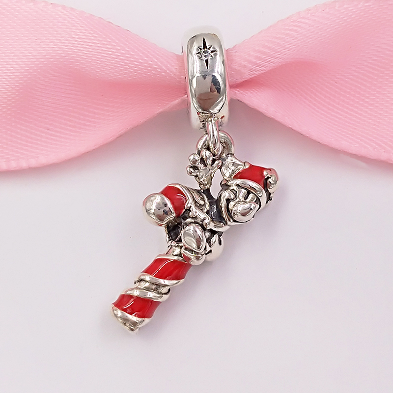 Authentic 925 Sterling Silver Beads DSN, Santa Miky'S Candy Cane Dangle Charm, Red Enamel Charms Fits European Pandora Style Jewelry Brace
Authentic 925 Sterling Silver Beads DSN, Santa Miky'S Candy Cane Dangle Charm, Red Enamel Charms Fits European Pandora Style Jewelry Brace