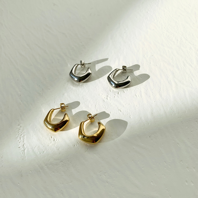 Hoop & Huggie Peri'sBox Polygon Geometric Solid Gold Earrings For Women French Elegant Irregular Small Open Hoops Minimalist Jewelry
Hoop & Huggie Peri'sBox Polygon Geometric Solid Gold Earrings For Women French Elegant Irregular Small Open Hoops Minimalist Jewelry