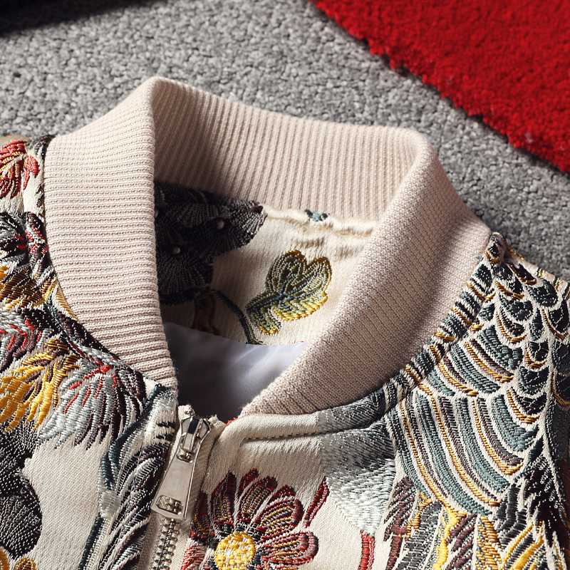 Embroidered Ral Bomber Jacket - Stylish Streetwear For Men B3