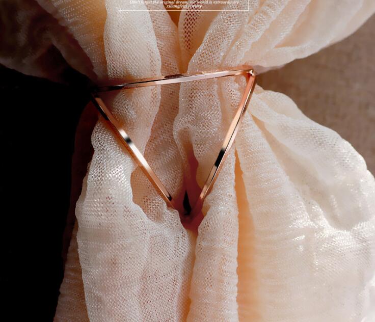 Three Circles Simple Napkin Rings Circle Buckle Rose Gold Silver Gold Napkin Rings Wedding Party Table Decorative Napkin Rings