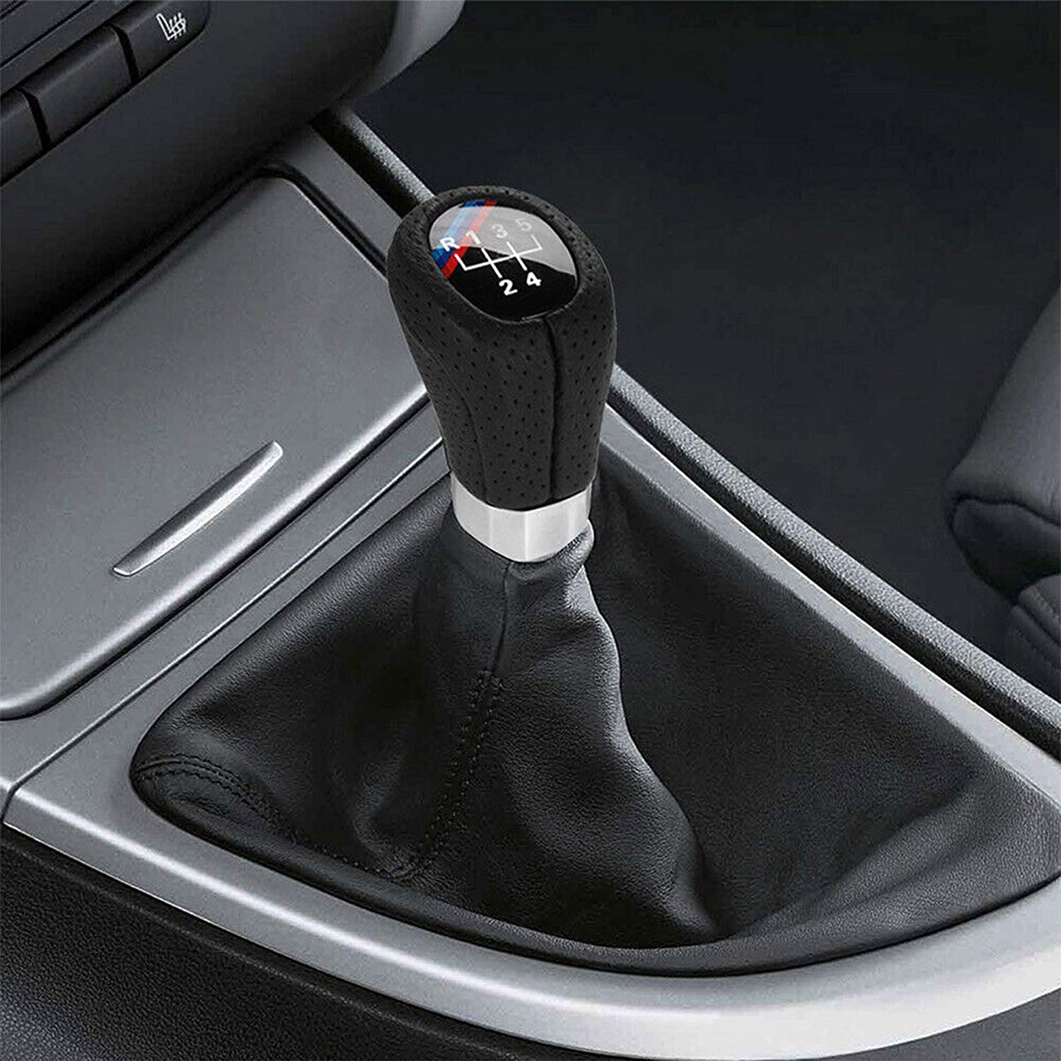 Utor28 Car Gear Shift Knob For 3 5 6 E36 E39 E46 E60 E87 E90 E91 E92 56 Speed Shifter Lever Stick41478181019029