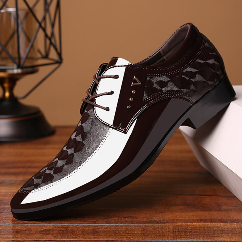 Oxfords Leather Men's Shoes Lace Up Breathable Formal Office For Man Big Size 38-48 Flats Casual Dress Shoes Men, Black
Oxfords Leather Men's Shoes Lace Up Breathable Formal Office For Man Big Size 38-48 Flats Casual Dress Shoes Men, Black