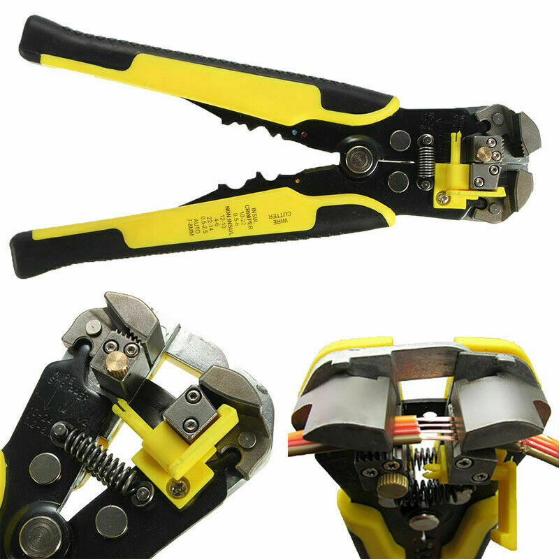 Professional Automatic Wire Striper Cutter Stripper Crimper Pliers 5 in 1Multifunctional Wire Stripper Shear crimping pliers Electric Tool
Professional Automatic Wire Striper Cutter Stripper Crimper Pliers 5 in 1Multifunctional Wire Stripper Shear crimping pliers Electric Tool